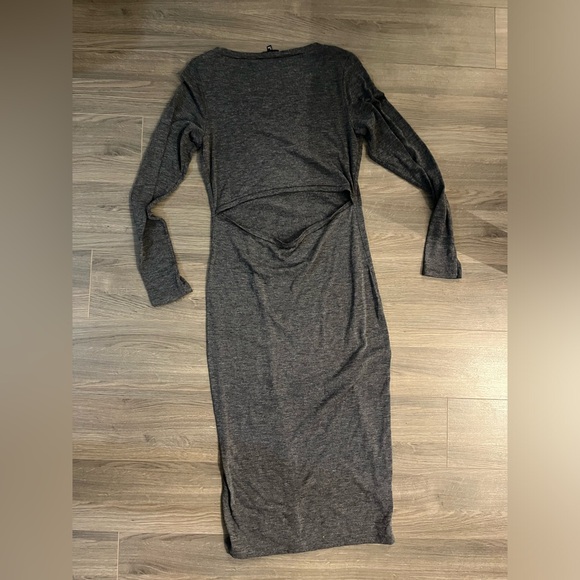 Wilfred Free - Grey body con dress with back cut out - Picture 2 of 4